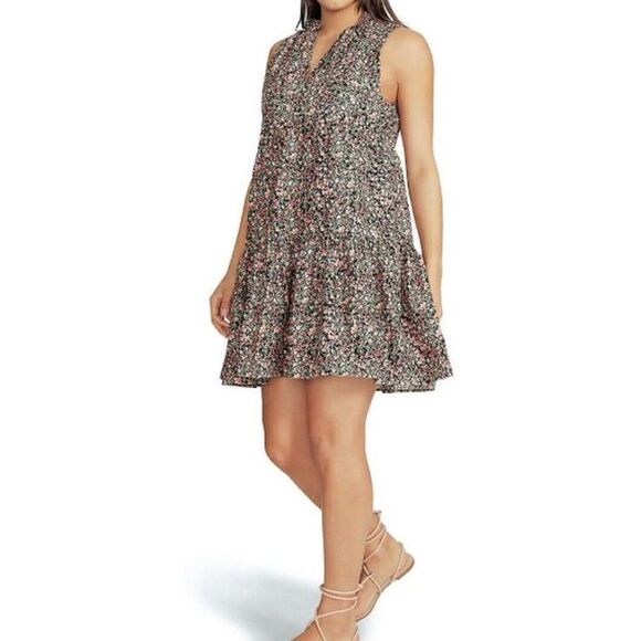 BB Dakota by Steve Madden Frills and Florals Sleeveless Cotton Minidress S - Picture 2 of 10